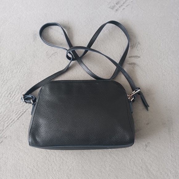 Lodis black leather crossbody bag - Picture 2 of 9